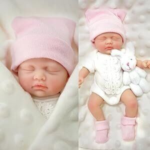 🆕7 Inch Silicone Girl Full Body Realistic  Doll Newborn  Reborn Baby   Doll